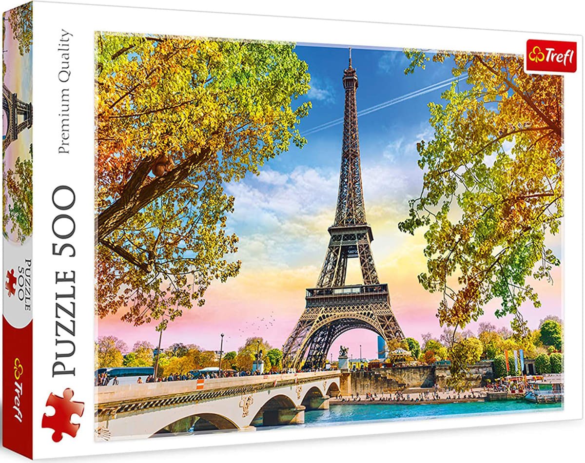Trefl Red Romanic Paris 500-piece Puzzle
