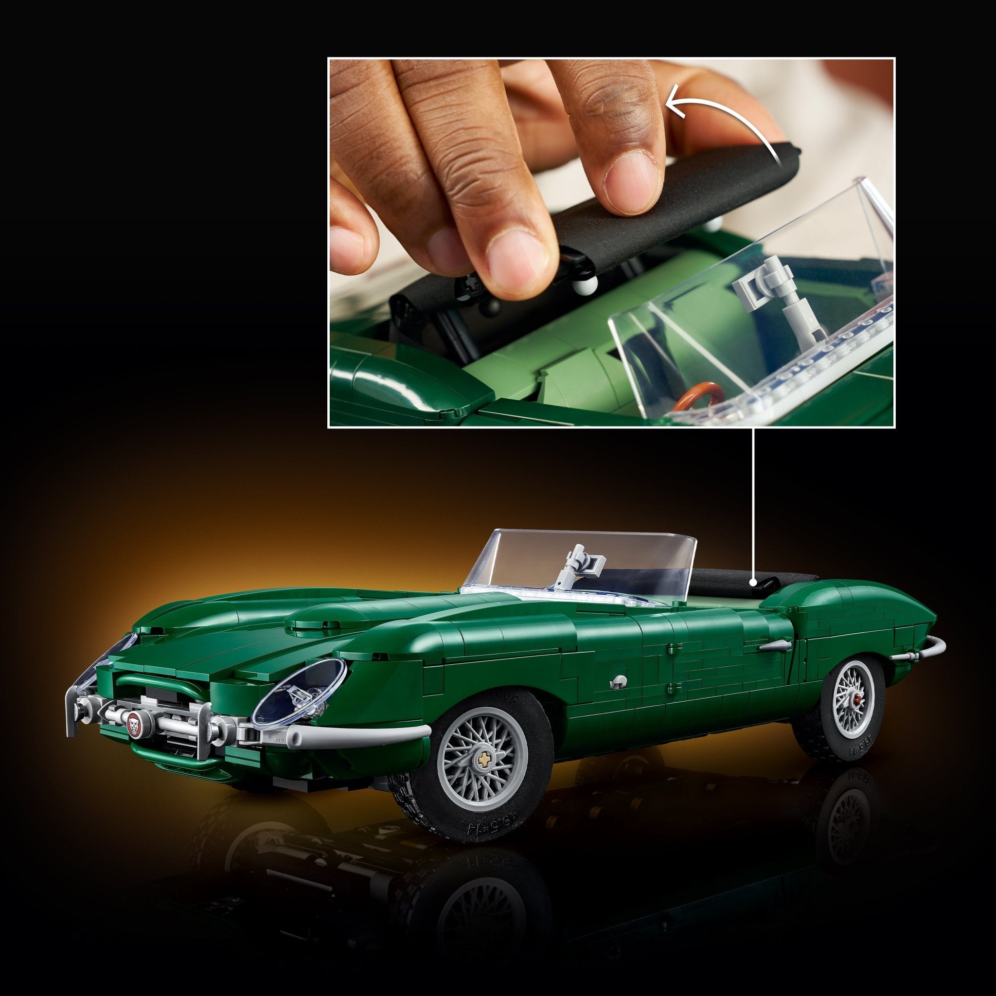 LEGO® Icons Jaguar E-Type Building Set 11381 - Image 3