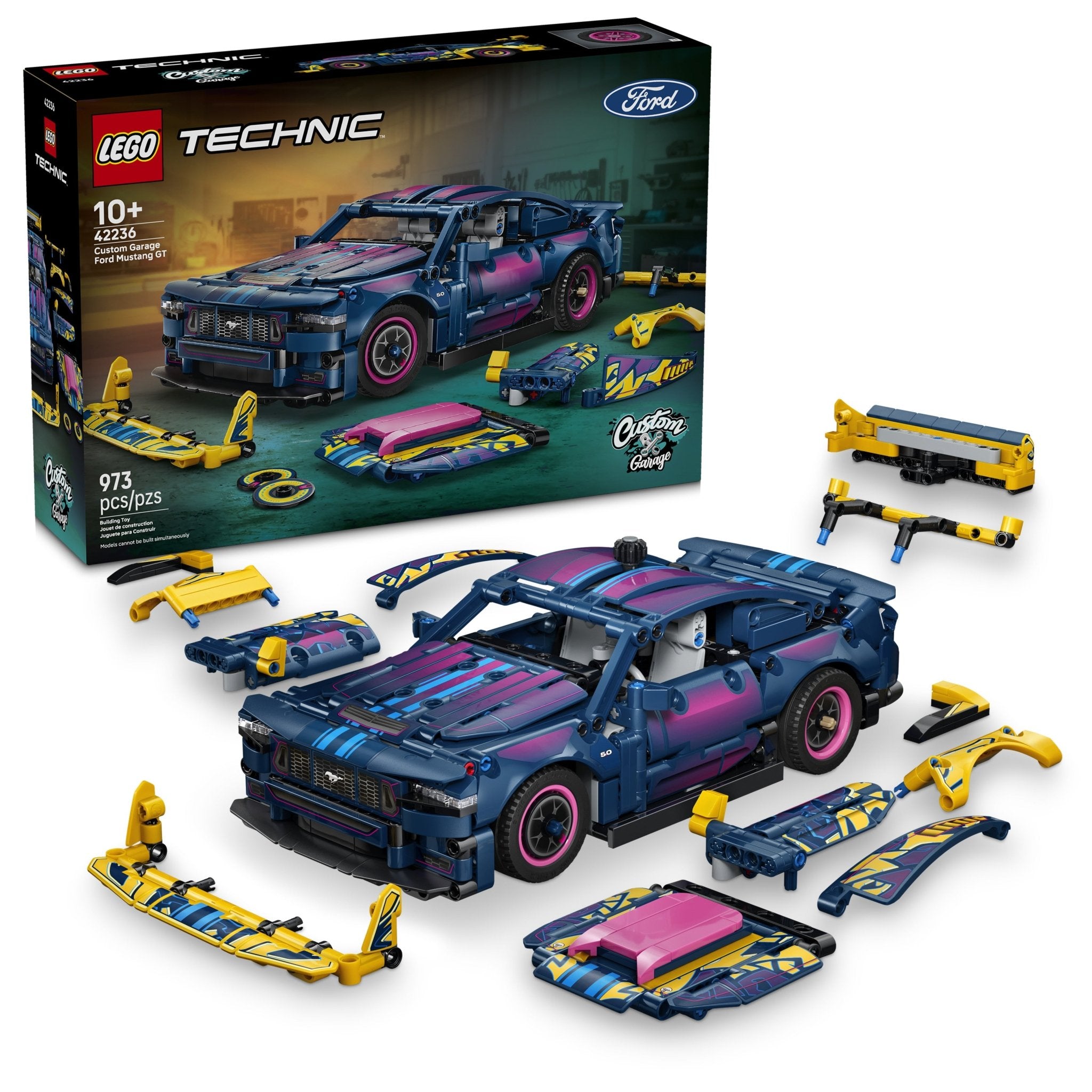 LEGO® Technic Custom Garage Ford Mustang GT Car 42236