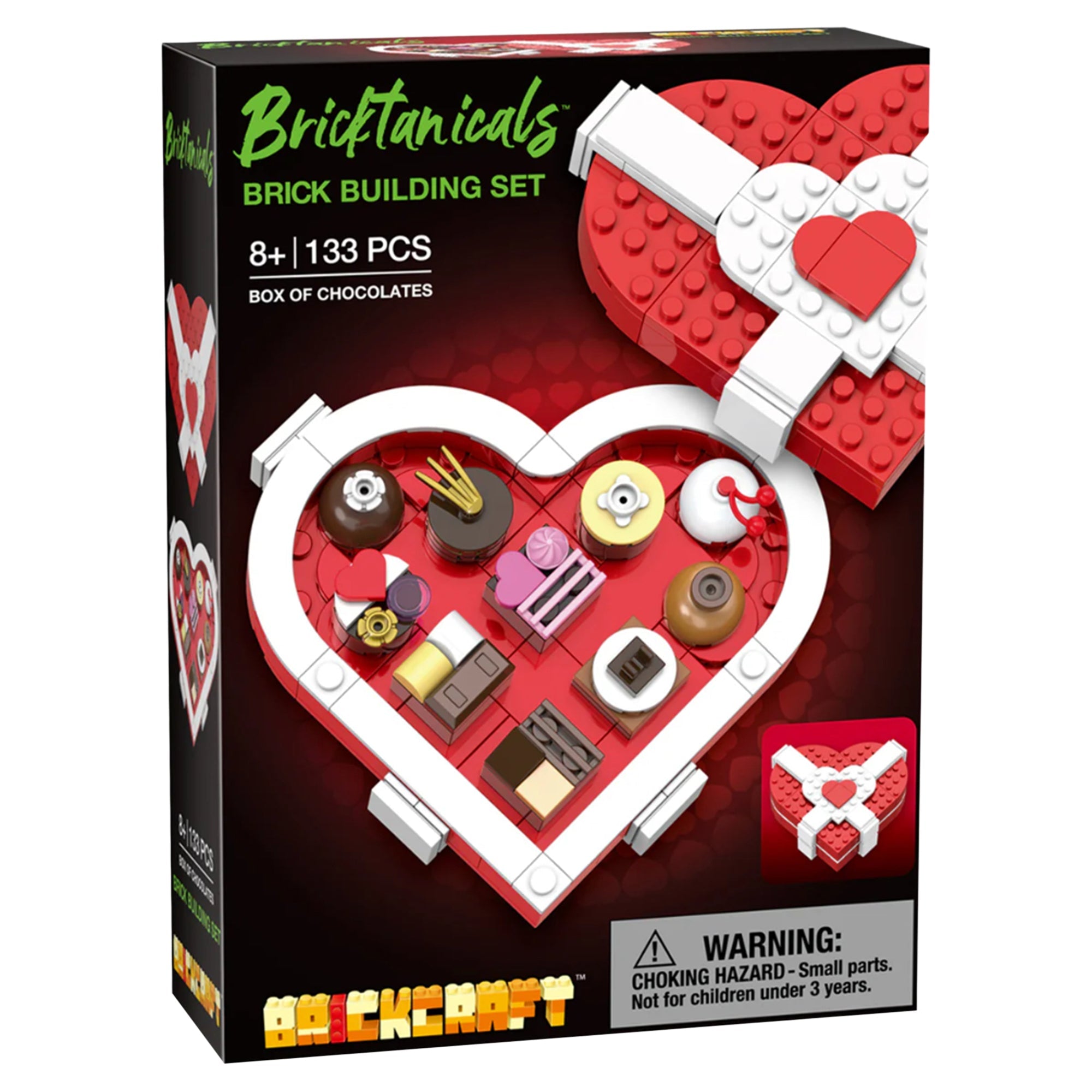 Brick Craft Bricktanicals For Brick Lovers Box of Chocolates - 133 Pieces