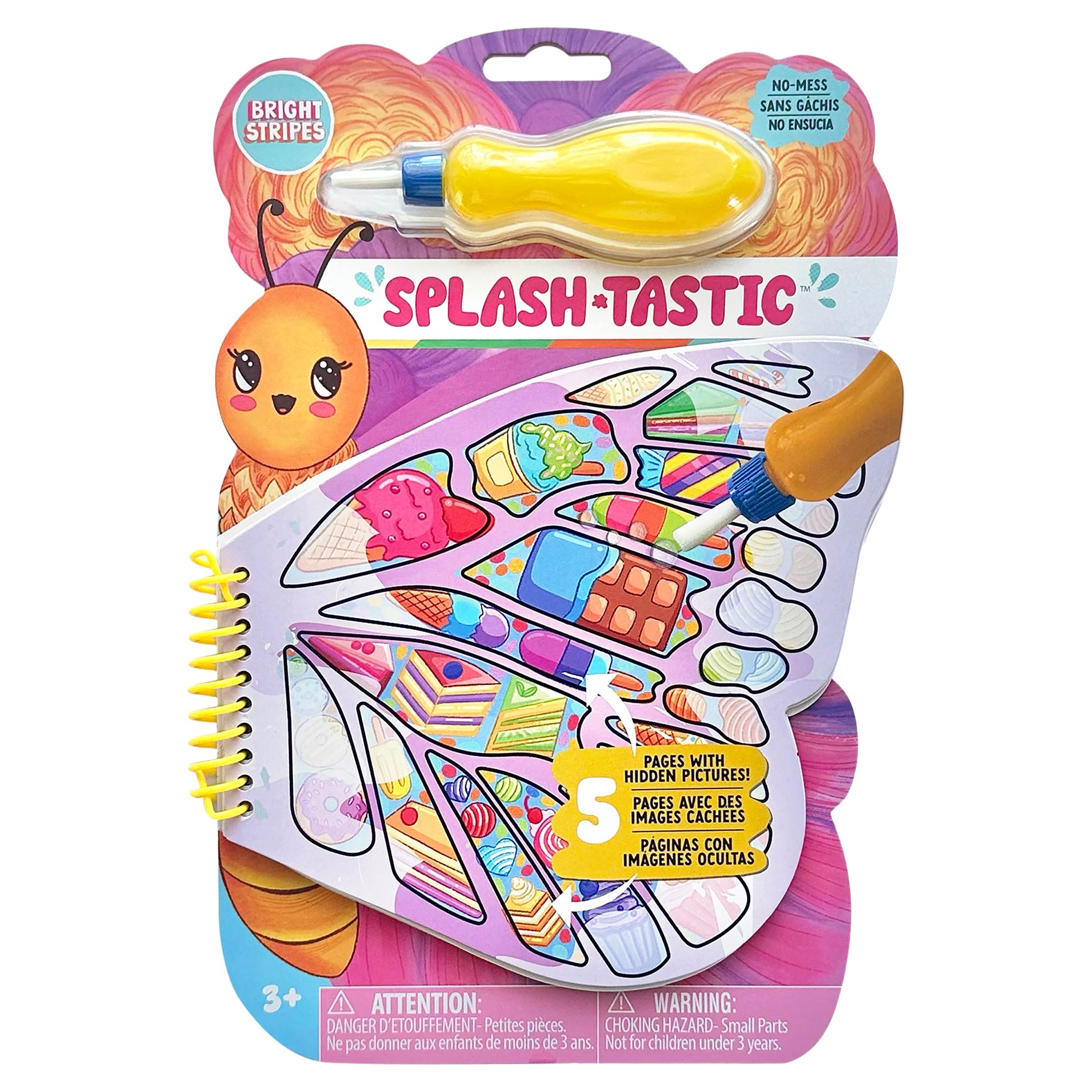 Bright Stripes Splash-Tastic Butterfly