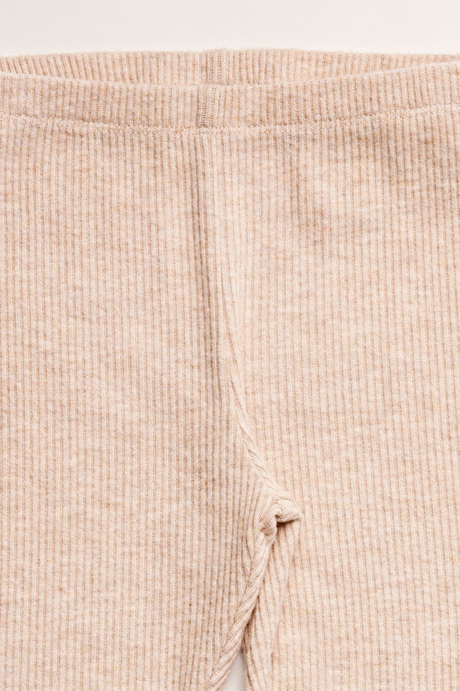 Rise Little Earthling Hacci Legging Oatmeal - Oatmeal / 9-12m - Image 2