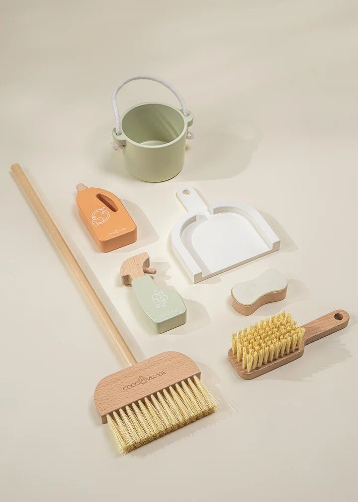 Coco Village Wooden Cleaning Playset - Image 3