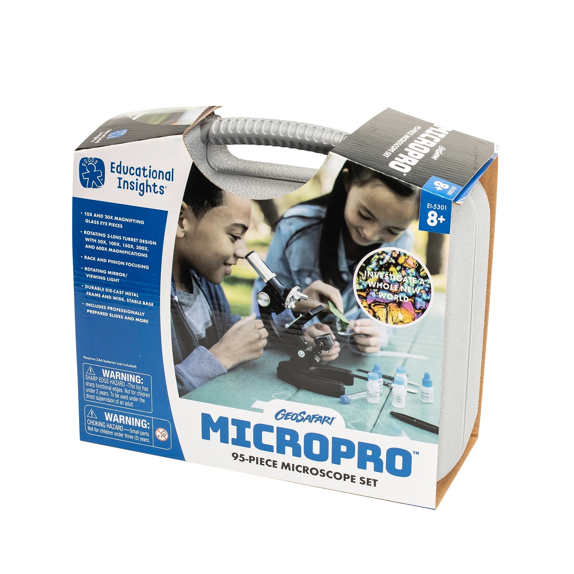 Educational Insights GeoSafari® MicroPro Microscope Set
