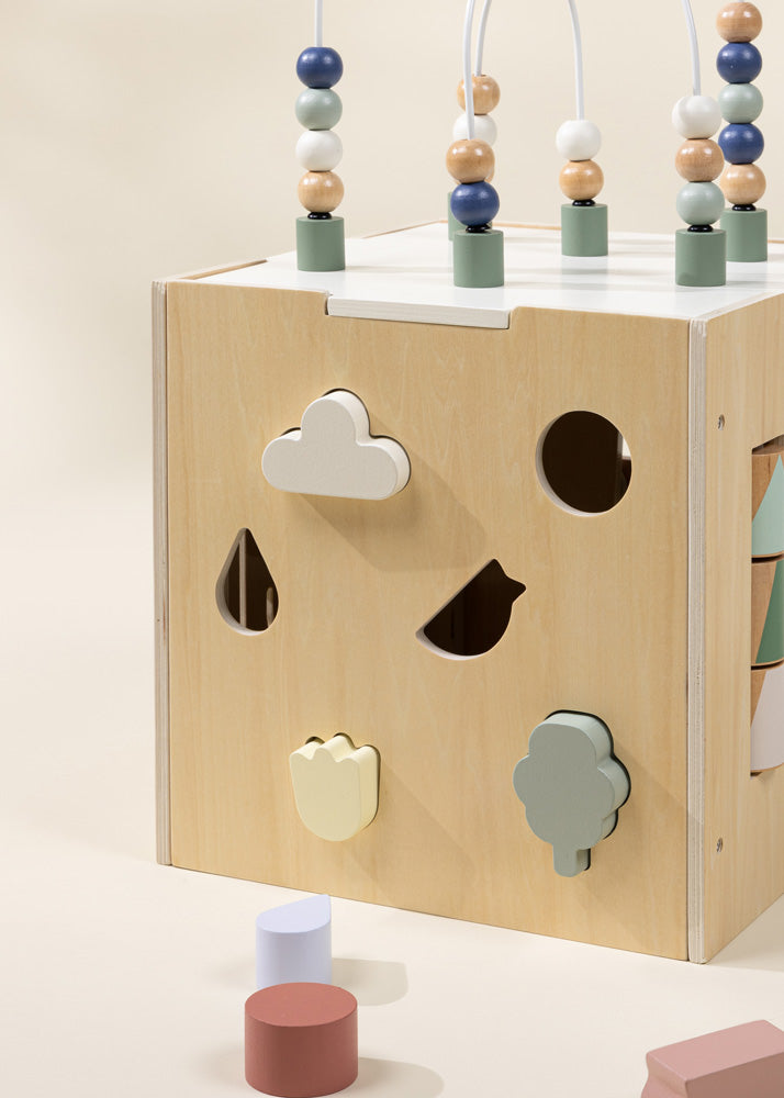 Coco Village Wooden Activity Cube - Image 4