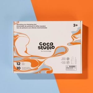 Coco Village Marbling Art Painting Set (12 Colors)