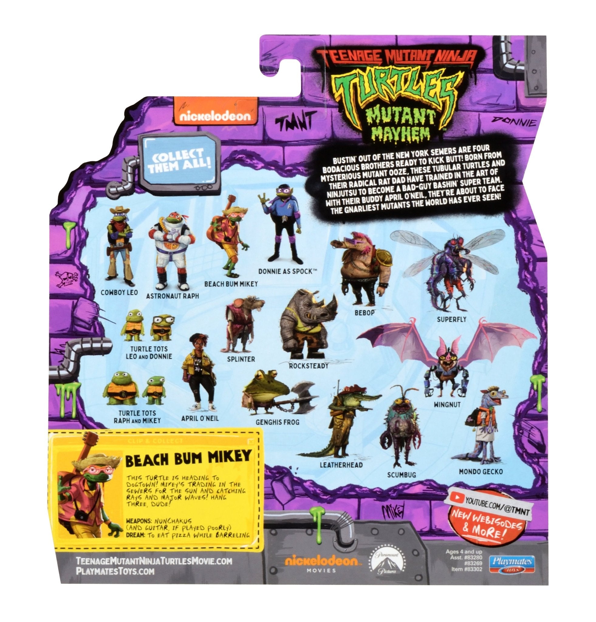 Teenage Mutant Ninja Turtles Movie Figure Turtle In Disguise - Surfer Mikey - Image 3