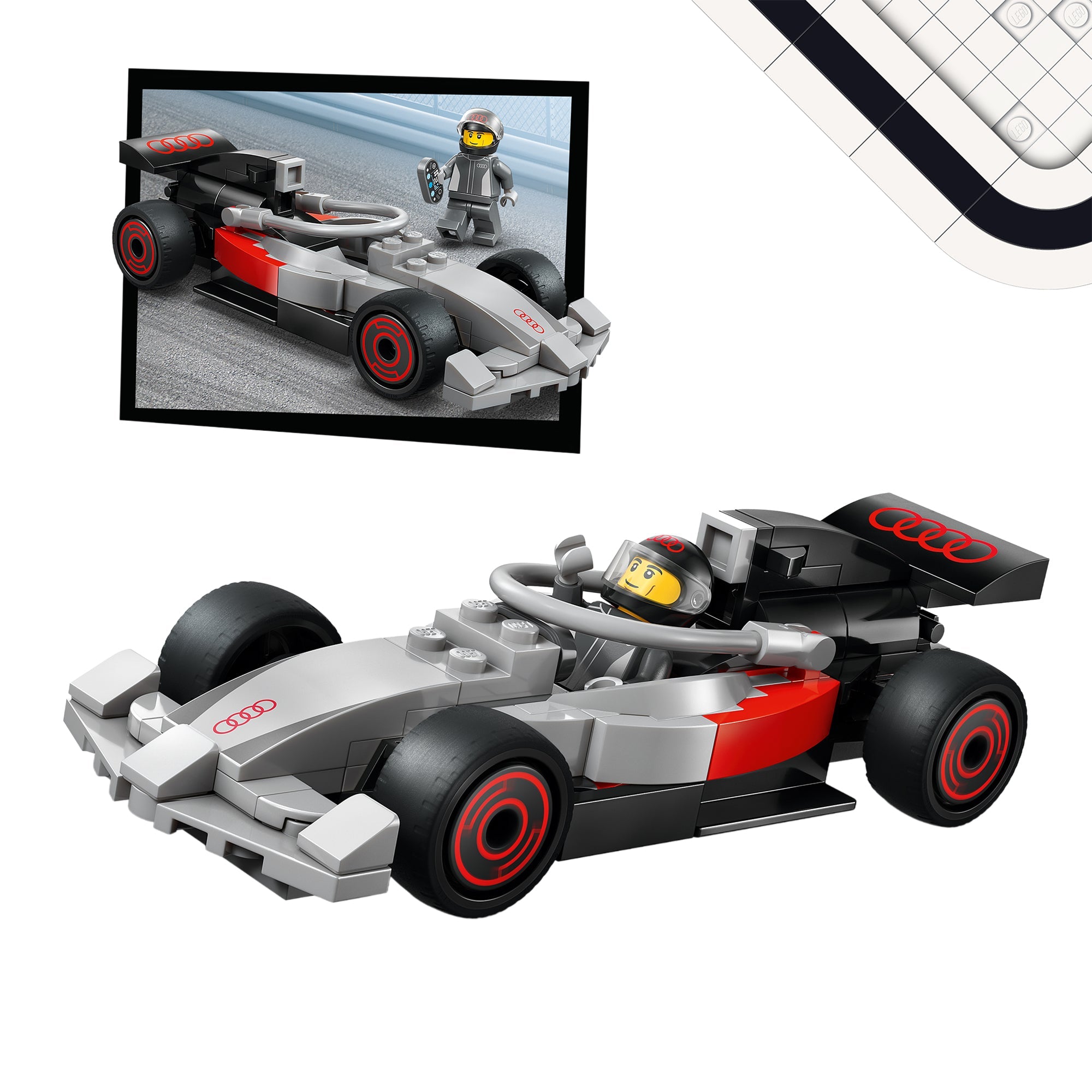 LEGO® City F1 Display Truck with Audi F1 Race Car 60493 - Image 5
