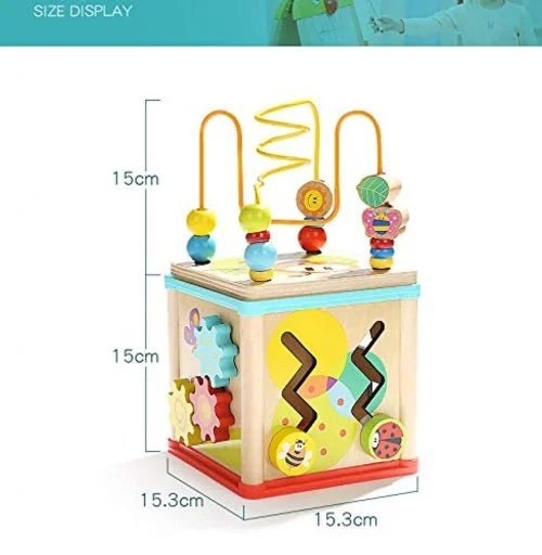 Small Wooden Activity Cube - Image 2