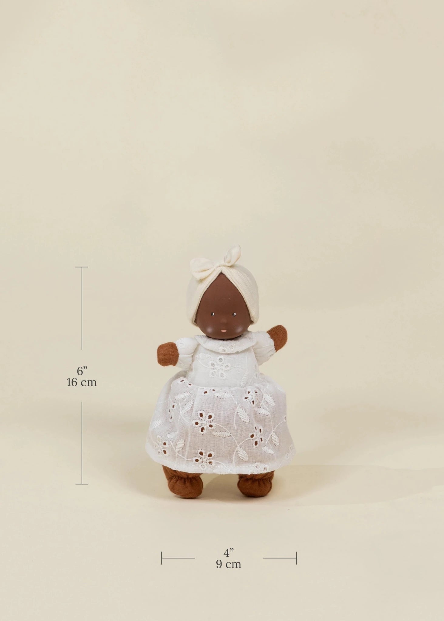 Coco Village Coco Mini - Flora - Natural Rubber Baby Play Doll - Image 5