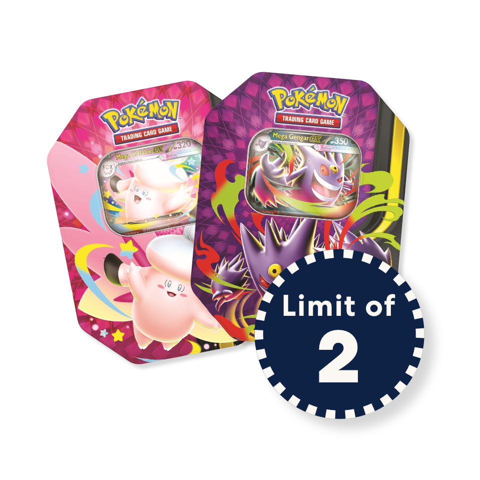 Pokemon Pokémon 2026 Mega Moonlit Tin I Limit 2 per customer