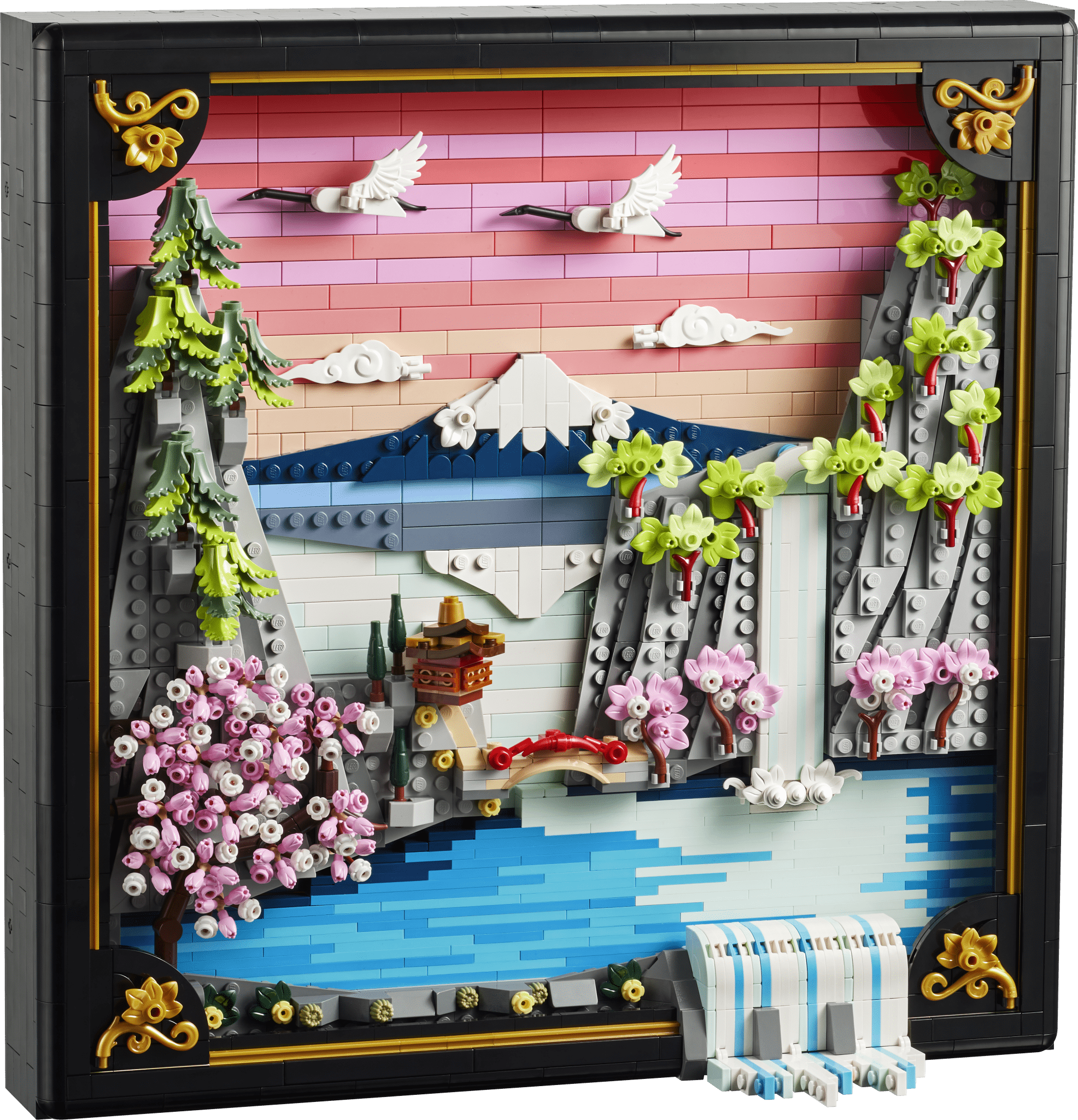 LEGO® Art LEGO® Japanese Cherry Blossom Landscape 31218 - Image 2