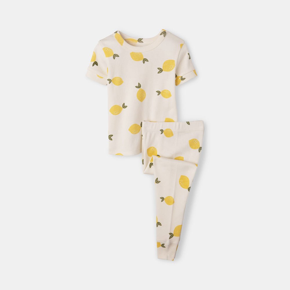 rise little earthling Short Sleeve Sleep Set - Grey Rainbow / 18-24M - Image 10