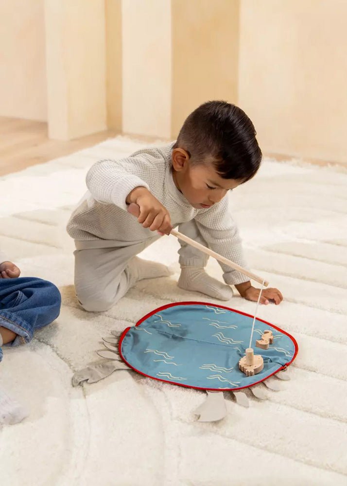 Coco Village Wooden Fishing Game with Bag - Image 9