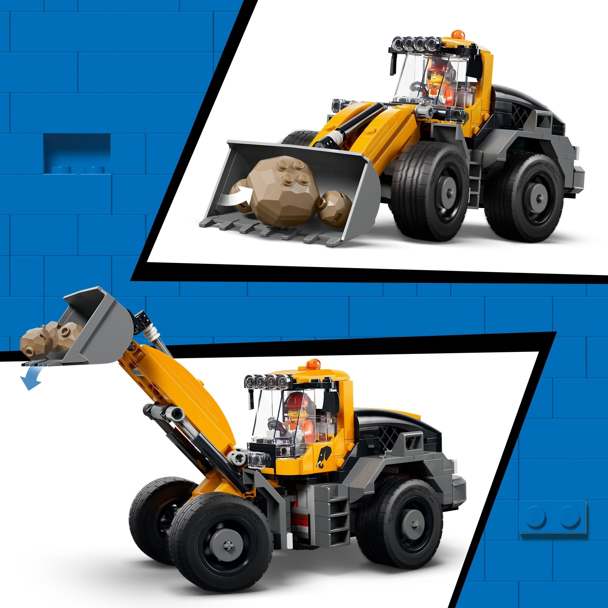 LEGO® City Dump Truck & Front End Loader 60494 - Image 5