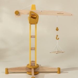 Coco Village Oversized Wooden Construction Crane