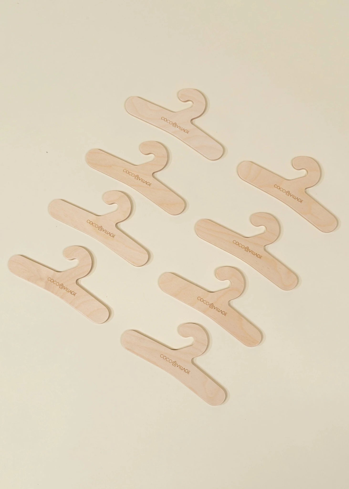 Coco Village Wooden Doll Clothes Hangers (8 Pcs) - Image 3