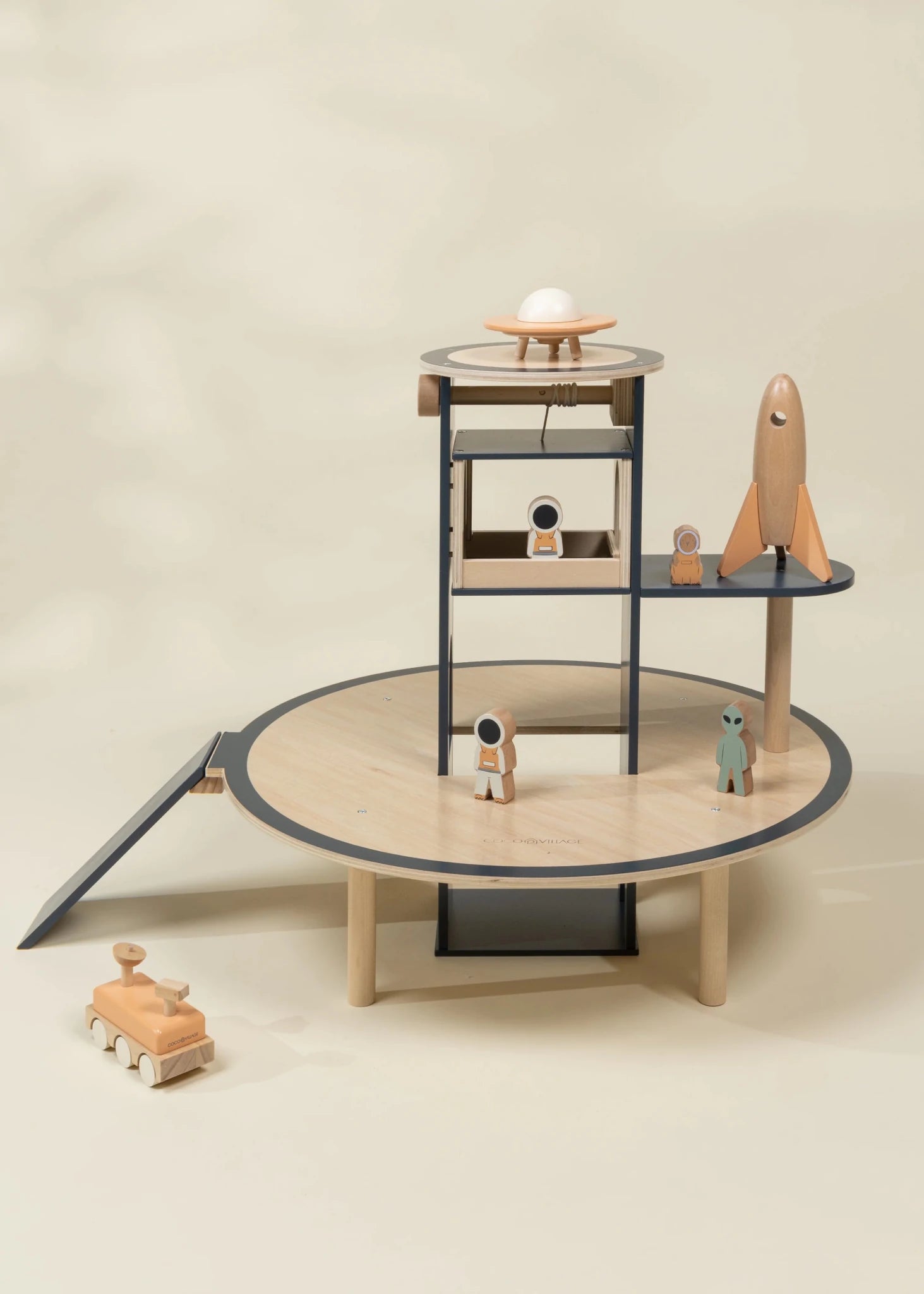 Coco Village Oversized Wooden Space Station Playset