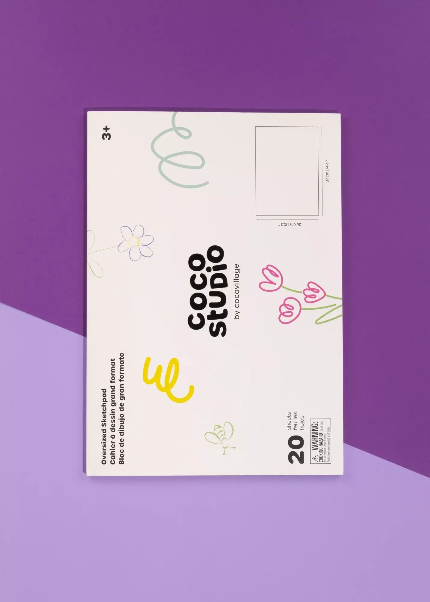 Coco Village Oversized Sketchpad (20 Sheets) - Image 3