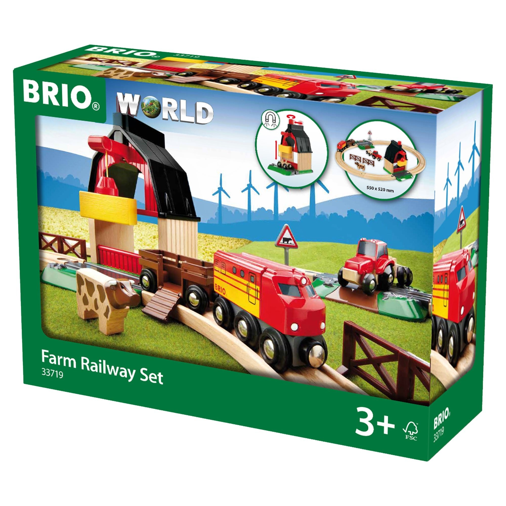 Brio Farm Railway Set