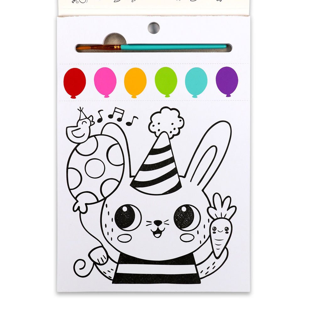 Bright Stripes Paint Pages: Party Animals - Image 6