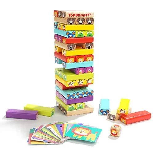 Wooden Tumbling Tower Toy