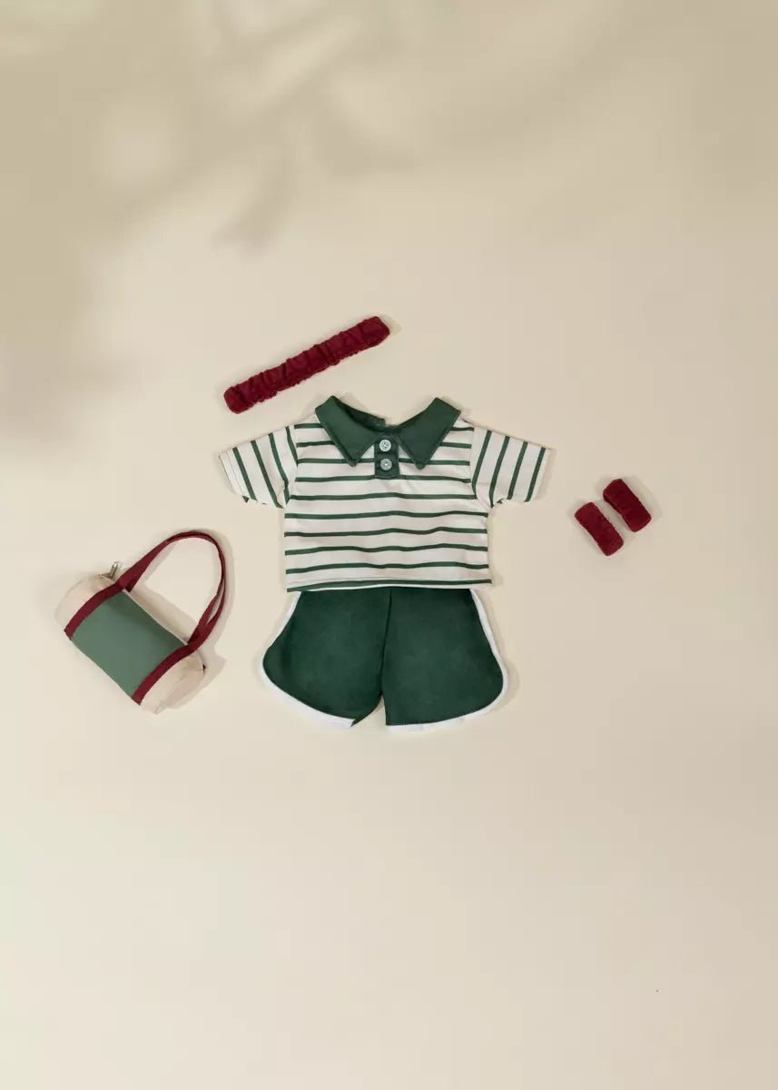 Coco Village Coco Friends 22" Kids Play Doll Clothing Set – Fitness Day