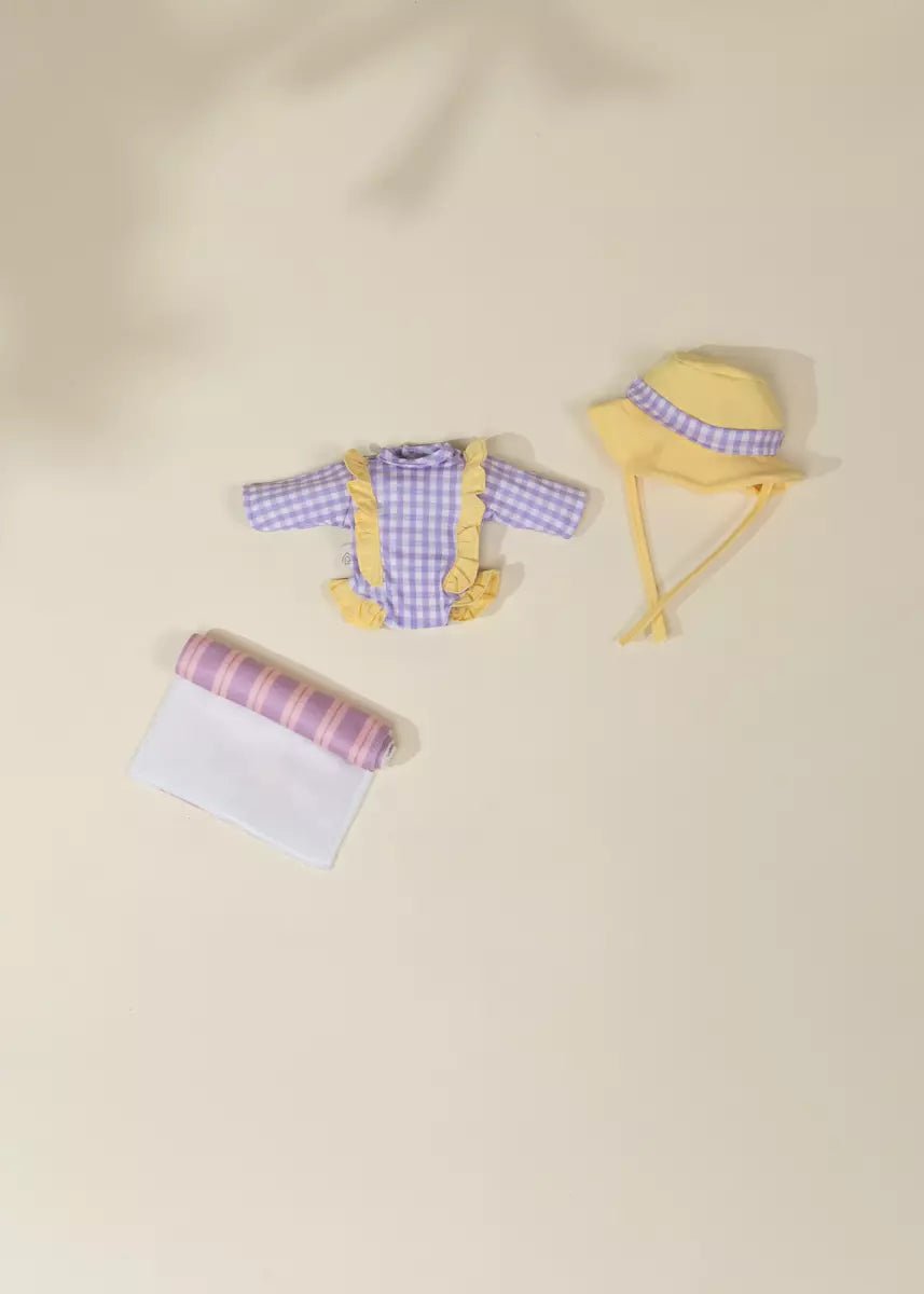 Coco Village Coco Tiny 10" Baby Play Doll Clothing Set – Little Swimmer