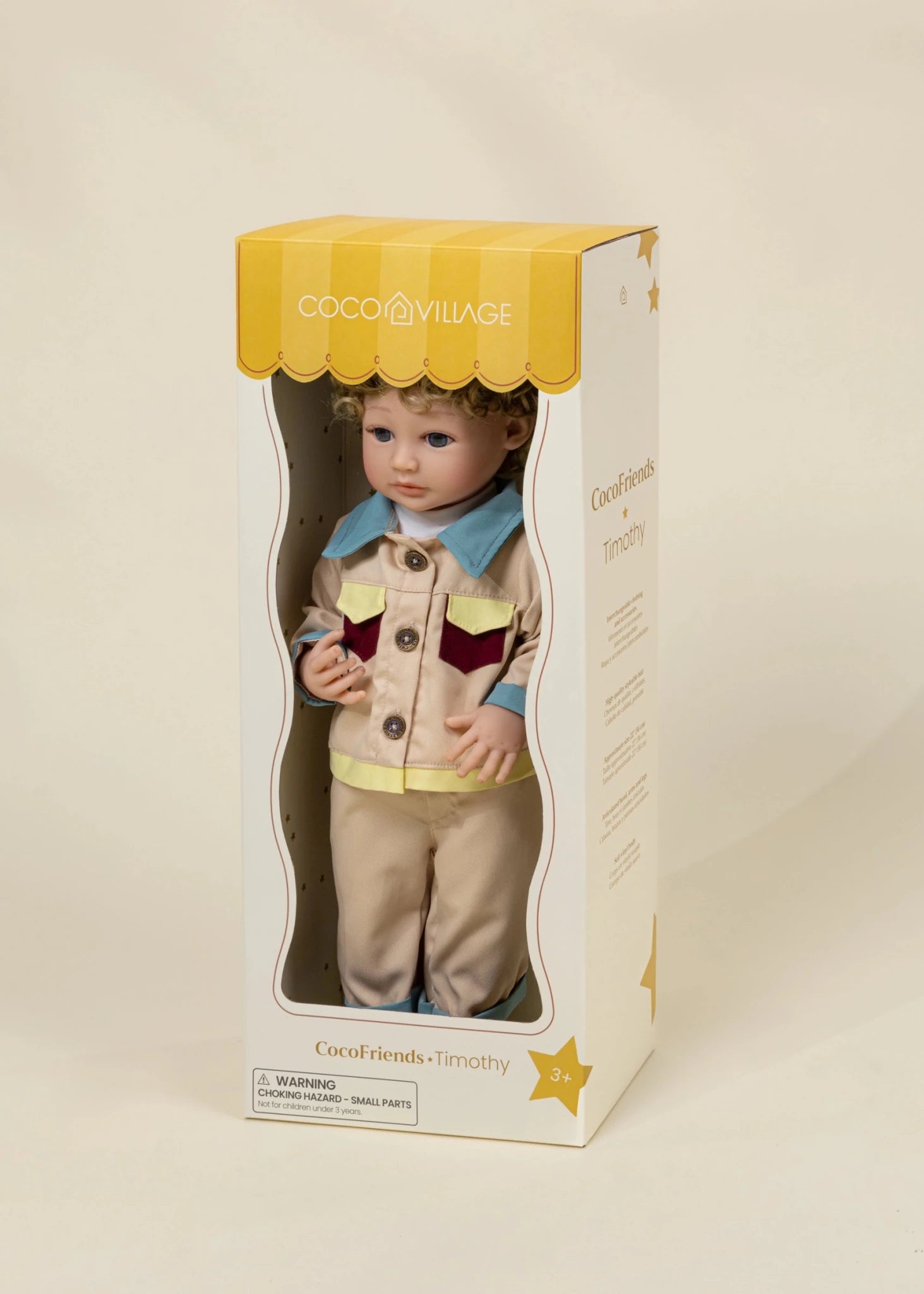 Coco Village Coco Friends Timothy – 22" Kids Play Doll - Image 5