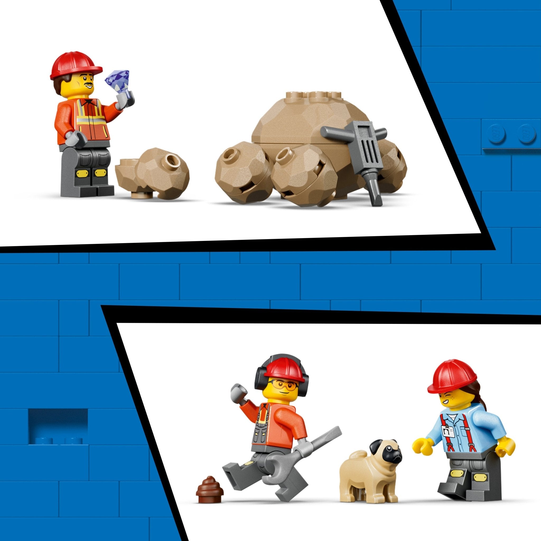 LEGO® City Dump Truck & Front End Loader 60494 - Image 4