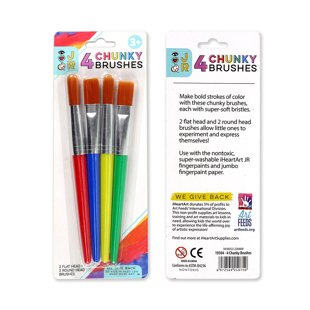 Bright Stripes JR 4 Chunky Brushes - Image 6