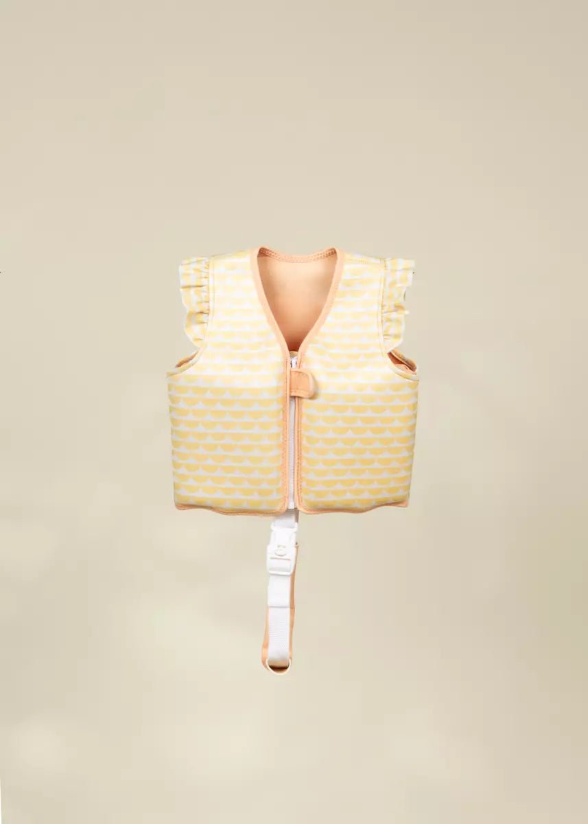 Coco Village Neoprene Kids Ruffle Swimming Vest – Gelato (4–6Y)