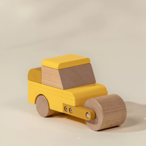 Coco Village Wooden Construction Vehicle - Compactor
