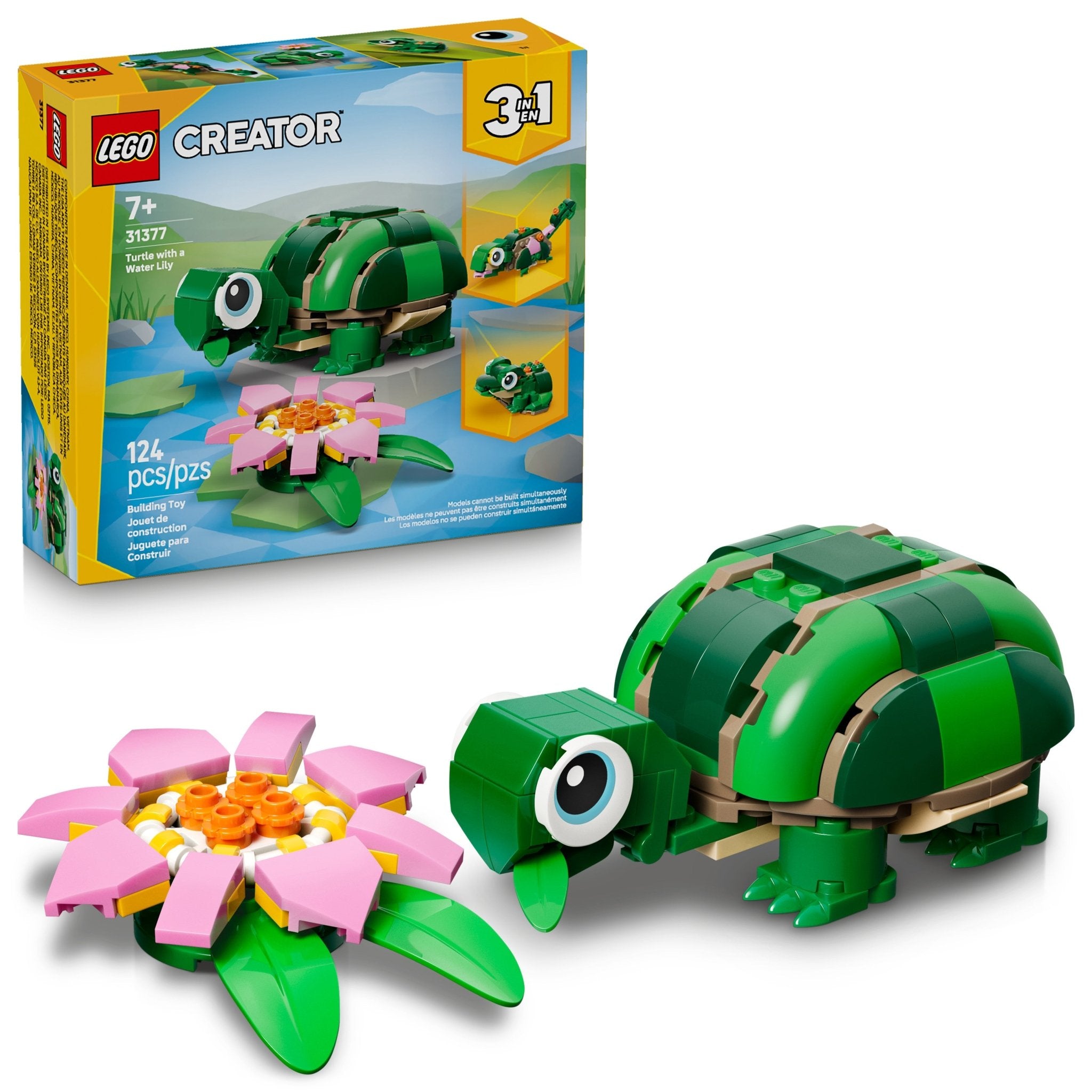 LEGO® Creator LEGO® Turtle with a Water Lily Flower 31377