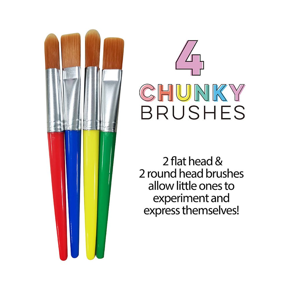 Bright Stripes JR 4 Chunky Brushes - Image 4