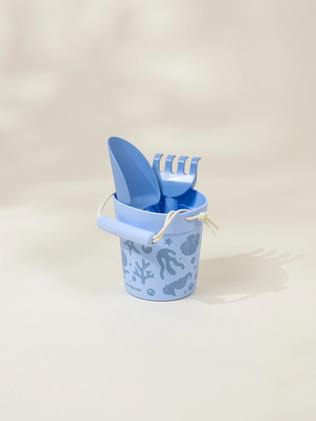 Coco Village Silicone Beach Bucket & Accessories (3 pcs) - Under the sea