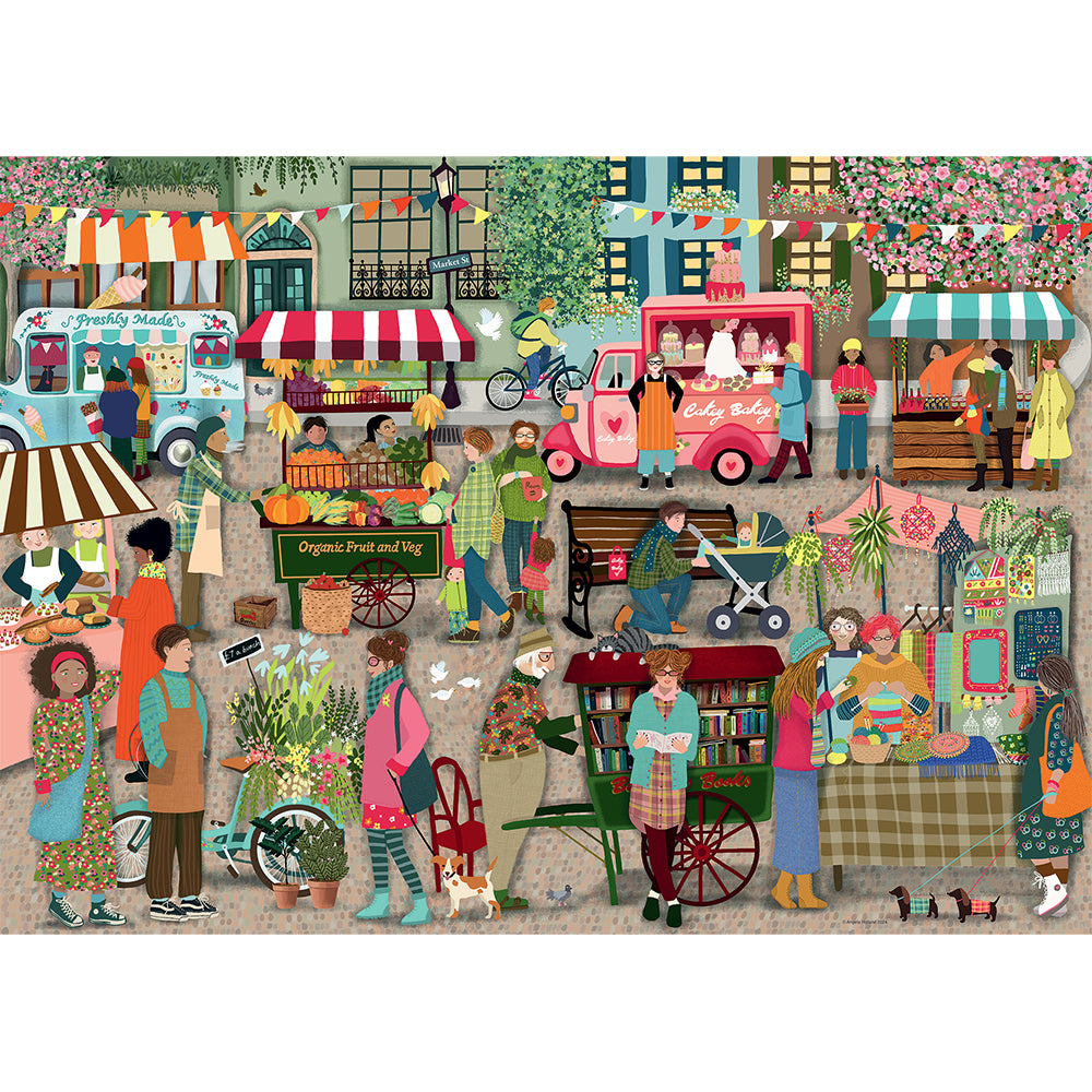 Ravensburger Street Market 1000 Pc Puzzle - Image 7