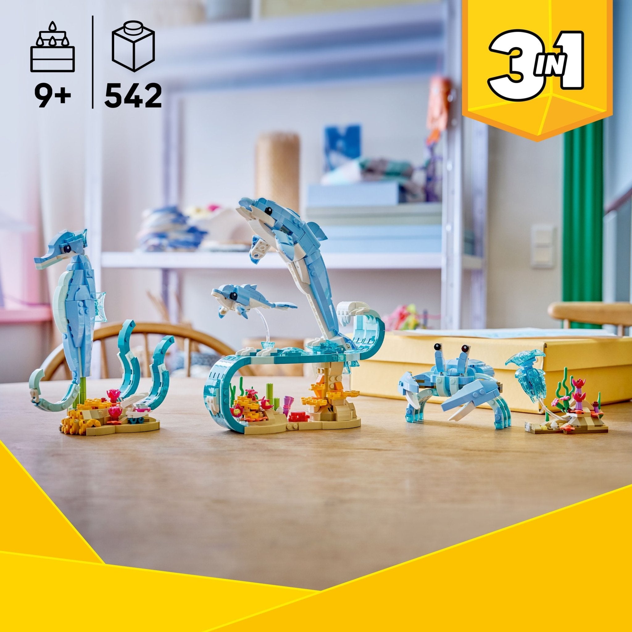 LEGO® Creator LEGO® Sea Animals: Beautiful Dolphins 31385 - Image 2