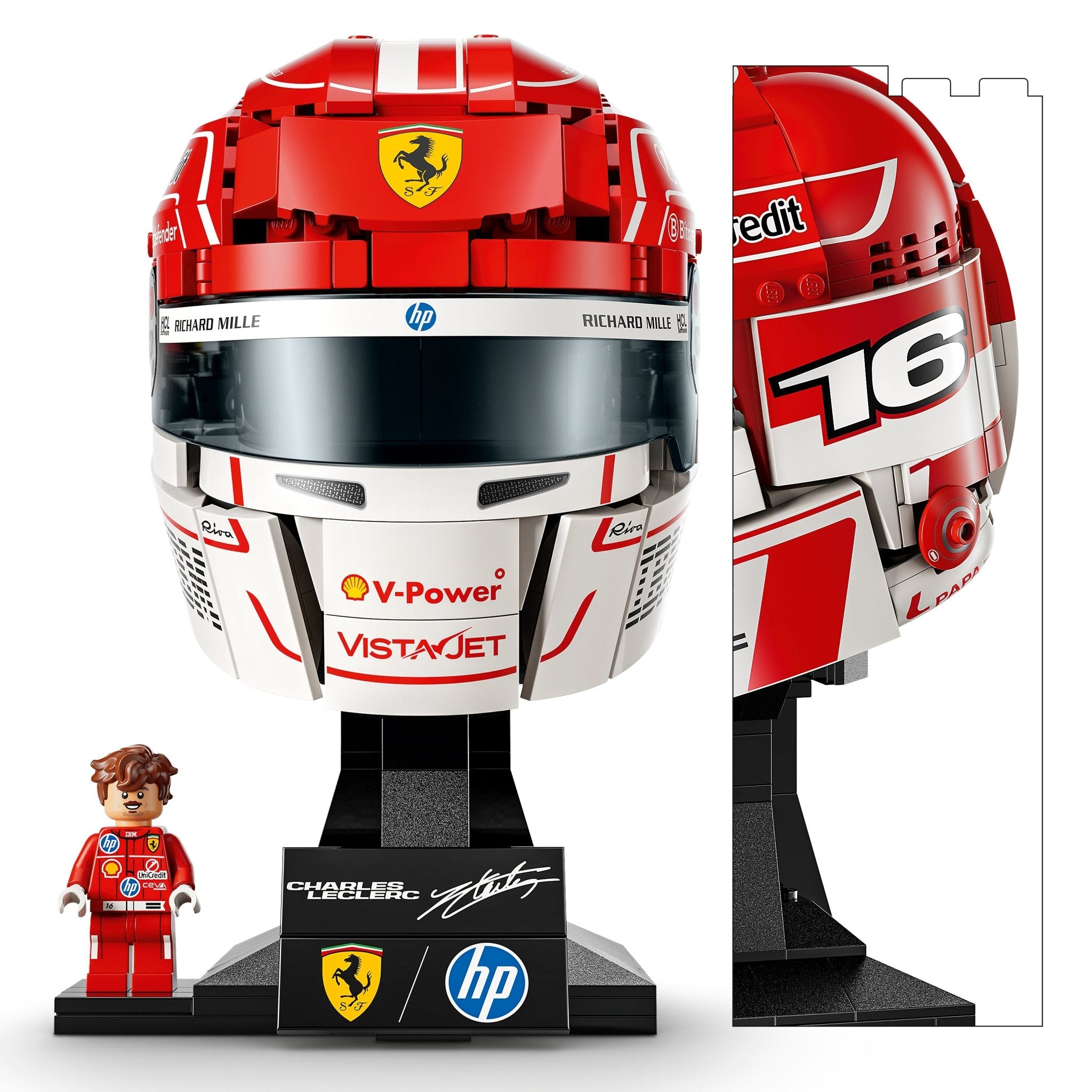 LEGO® Editions Scuderia Ferrari HP Charles Leclerc Helmet 43014 - Image 5
