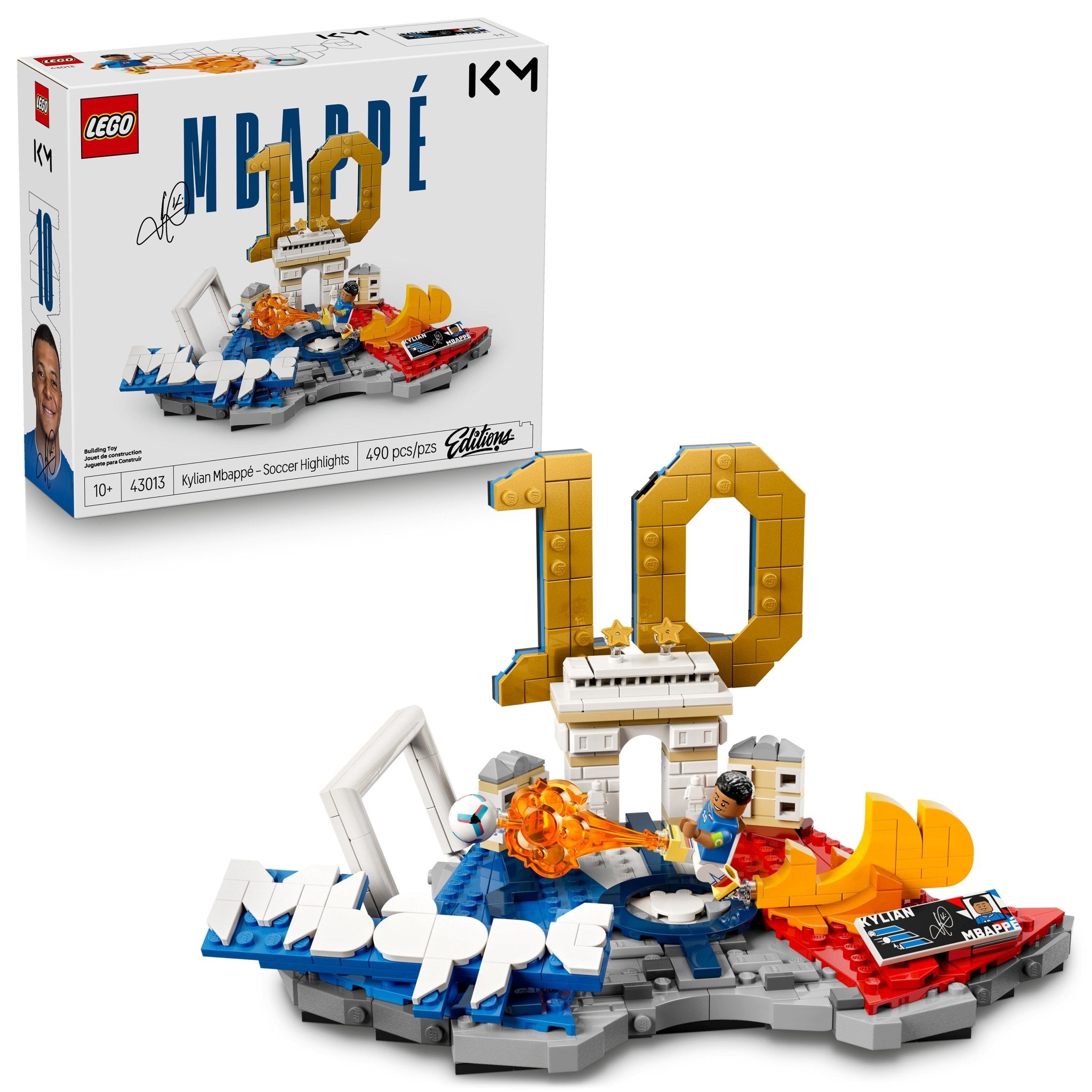 LEGO® Editions Kylian Mbappé – Soccer Highlights 43013