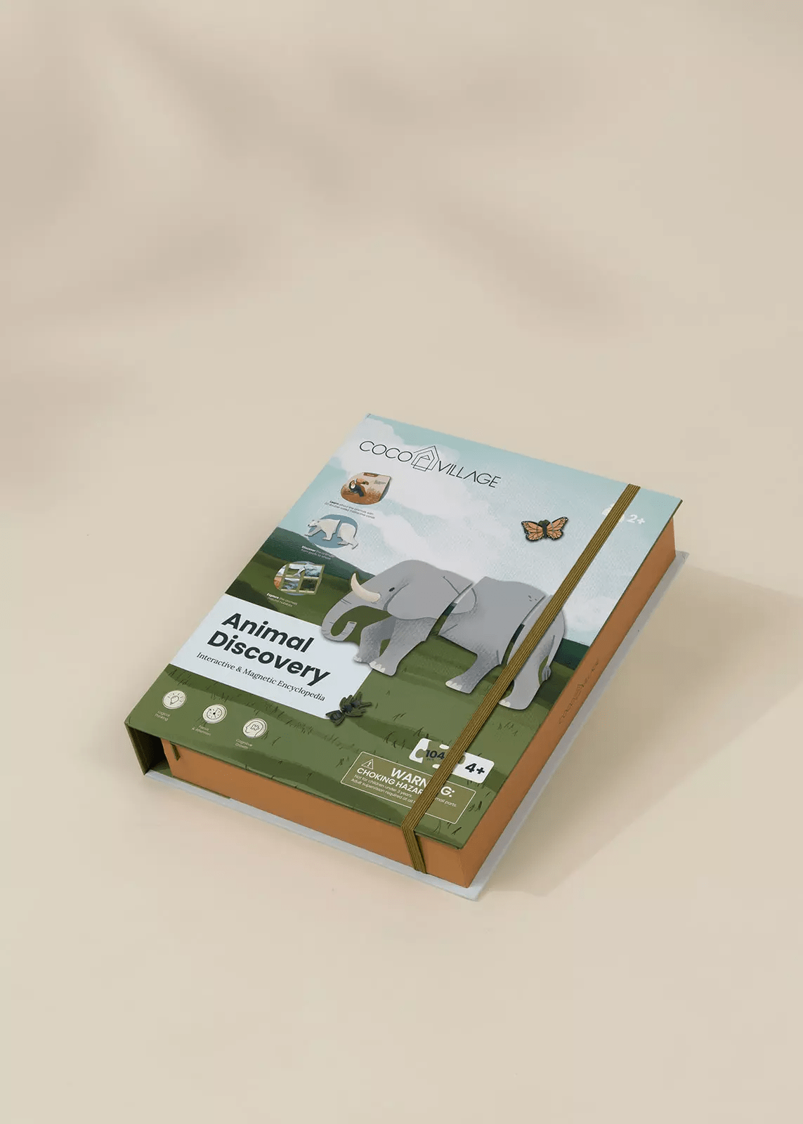 Coco Village Interactive & Magnetic Encyclopedia – Animal Discovery (English Version)