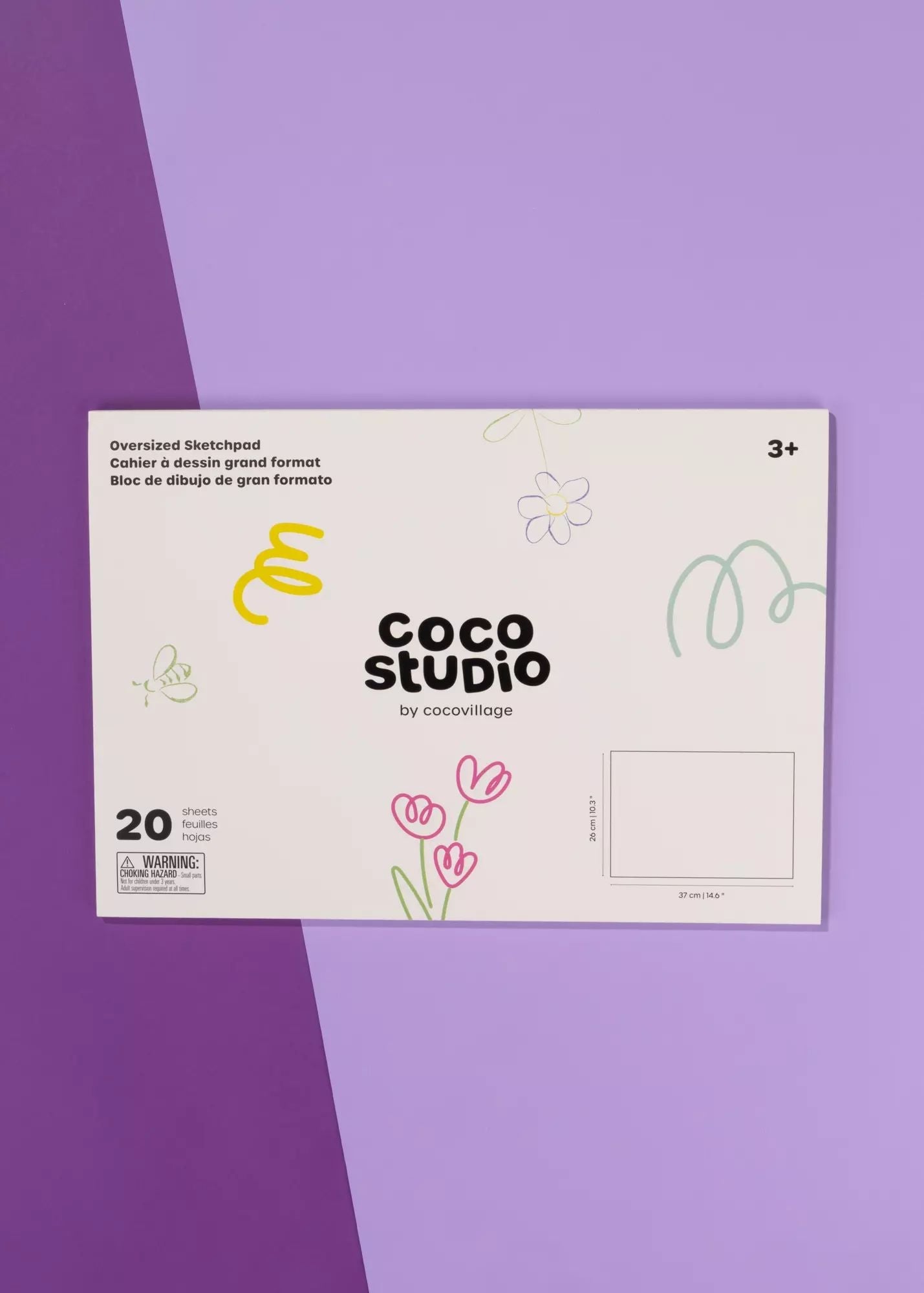 Coco Village Oversized Sketchpad (20 Sheets)