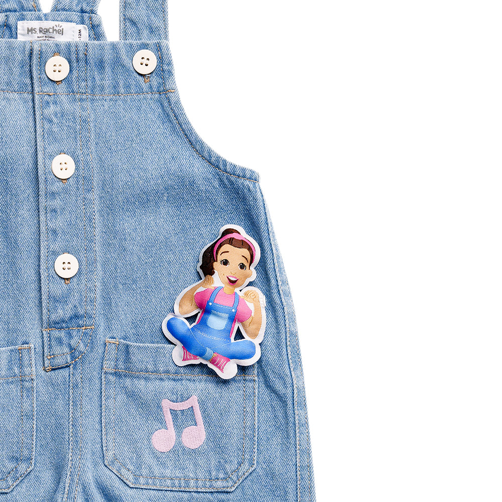 Ms.Rachel Signature Overall - Grey Stripe / 2-3y - Image 6