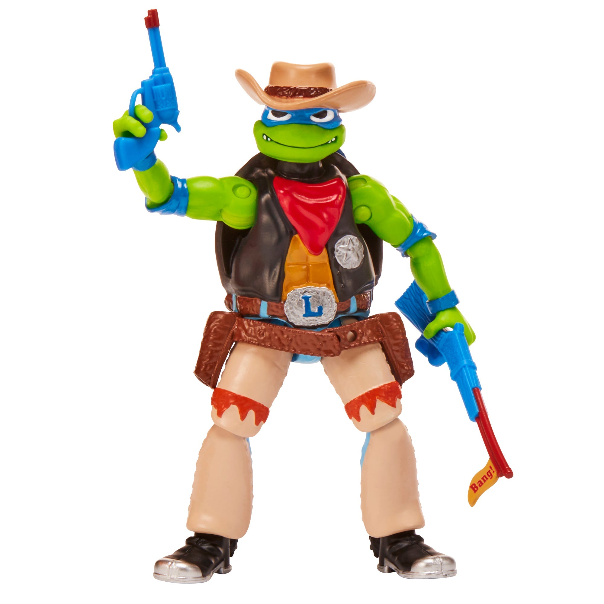 Teenage Mutant Ninja Turtles Movie Figures Turtle In Disguise - Cowboy Leo - Image 2