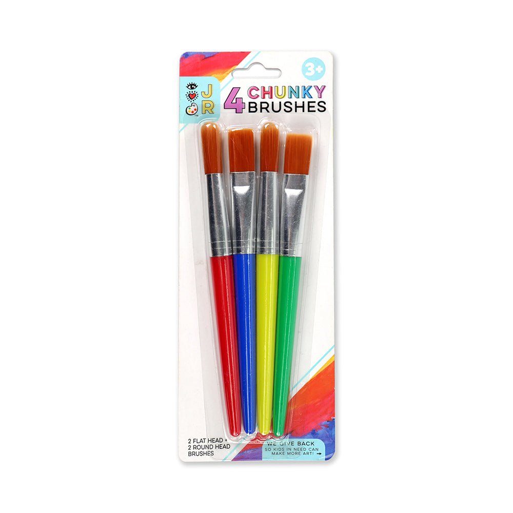 Bright Stripes JR 4 Chunky Brushes