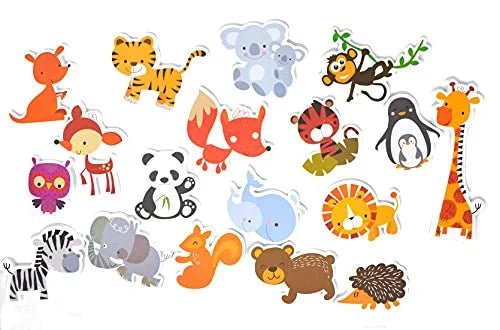 Karaze 78 Karaze78 Foam Bath Toys - 18 Piece Land Animals - Image 3