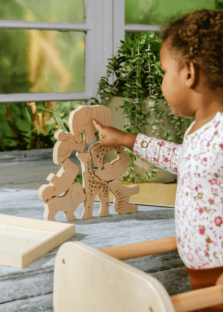 Coco Village Wooden Balance Puzzle - Safari(8 pcs) - Image 4