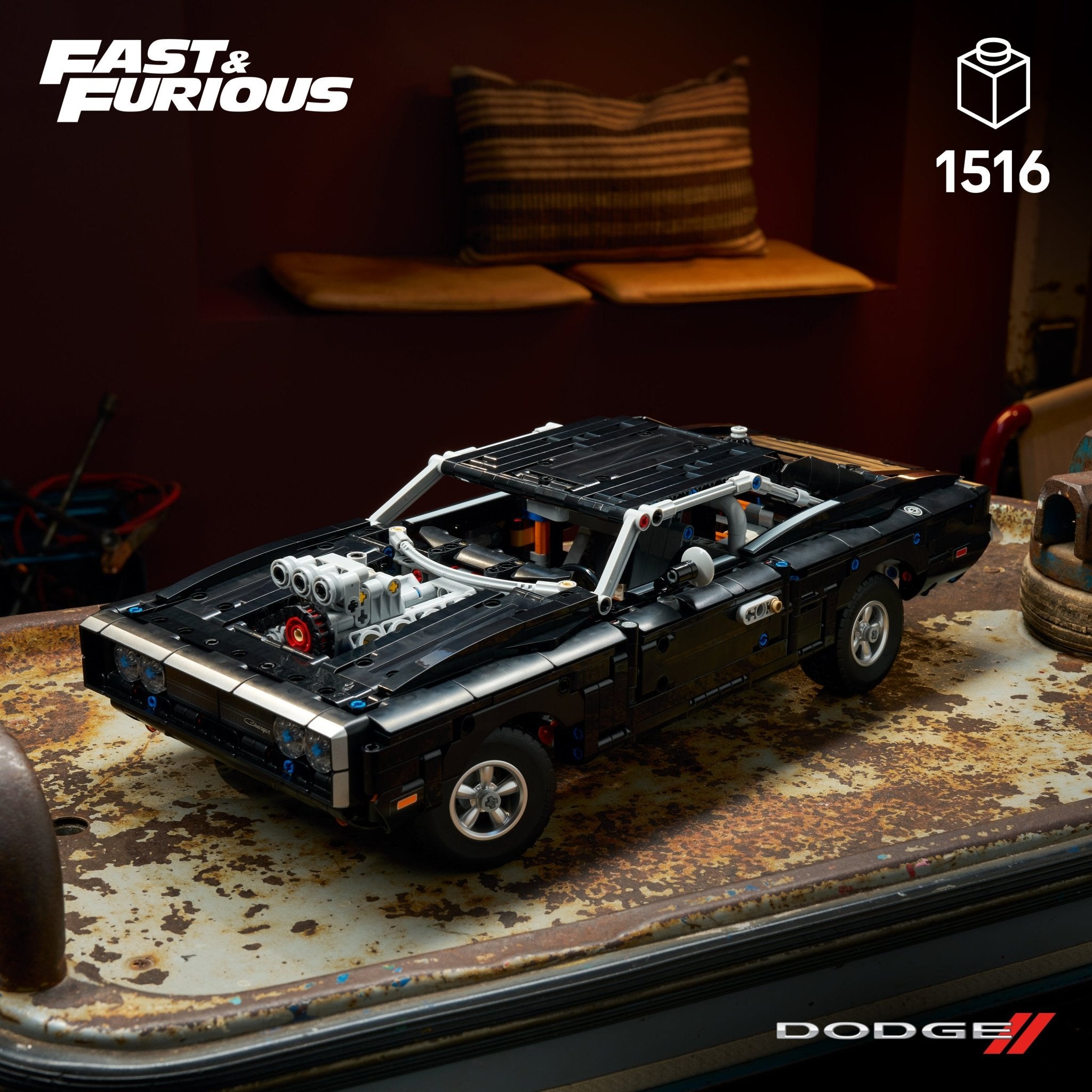 LEGO® Technic Fast and Furious Dodge Charger R/T Car 42231 - Image 2