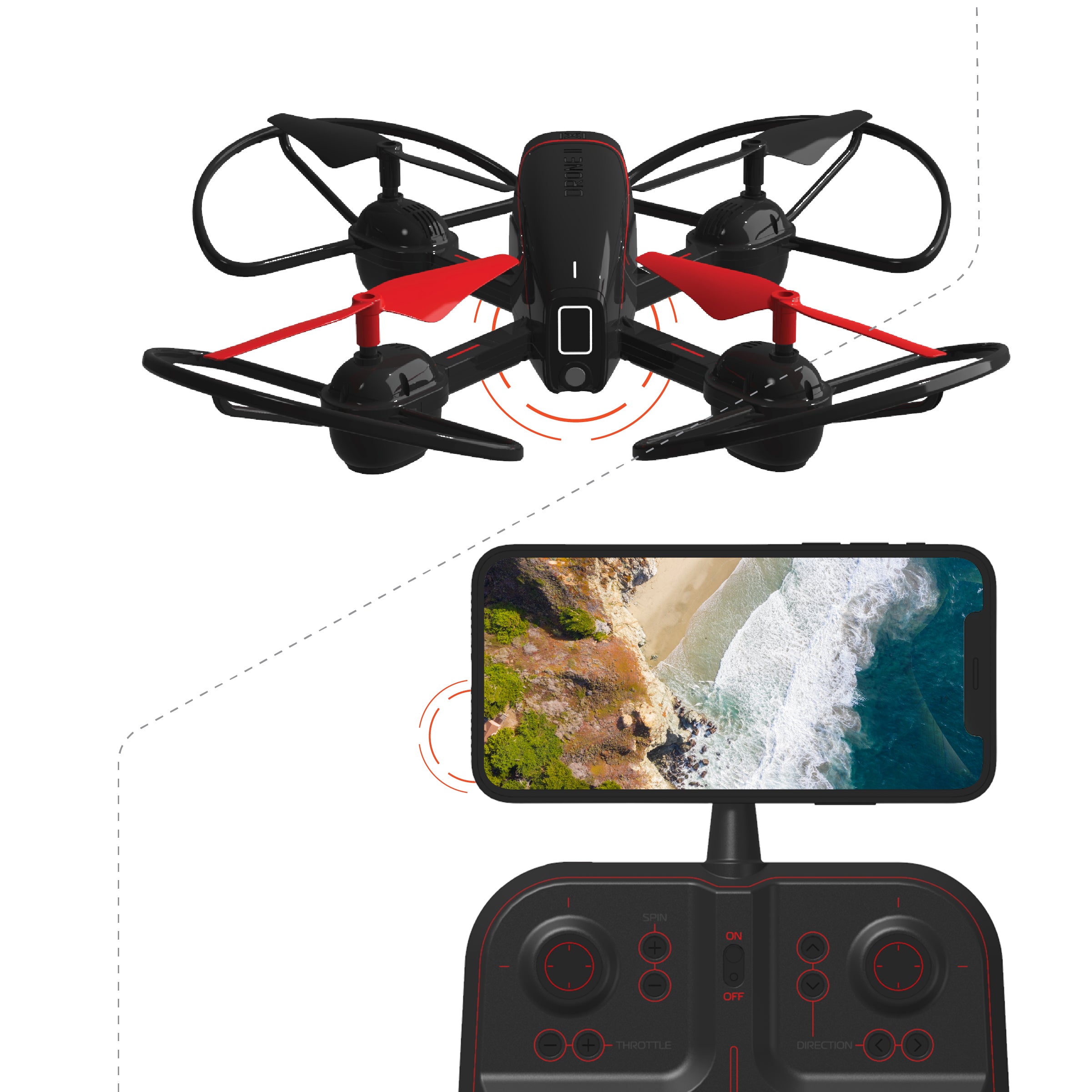 Drone Mach 10-inch with Camera Streaming - Image 4