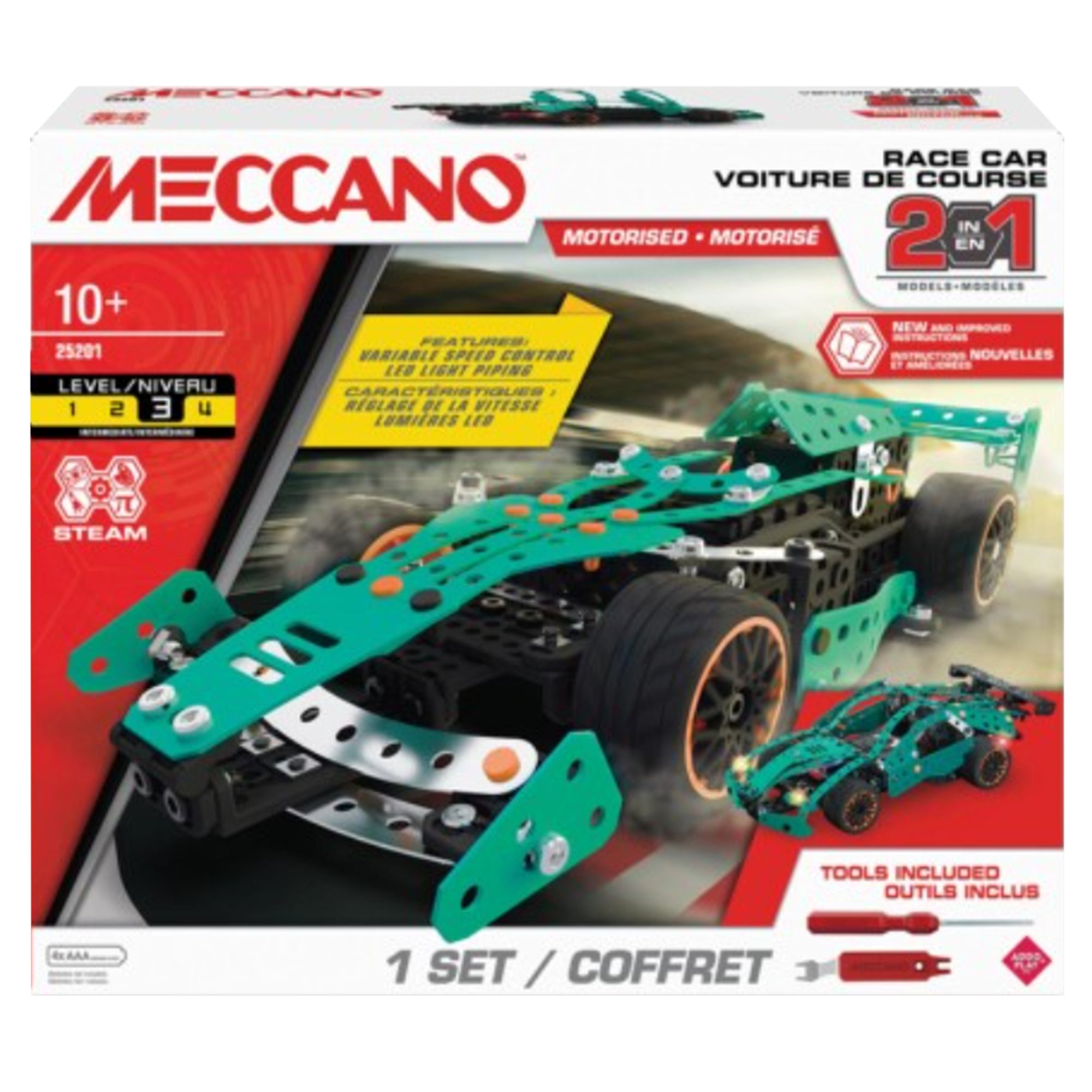 Meccano 2 in 1 Multi Model Set - Supercar